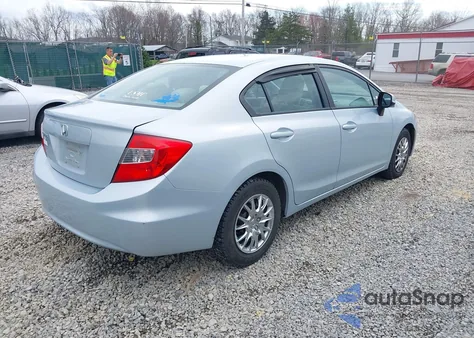 2012 Honda Civic Lx из США, поврежденный, VIN 2HGFB2F5XCH530075